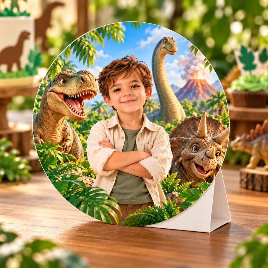 Centrotavola tema Dino Park