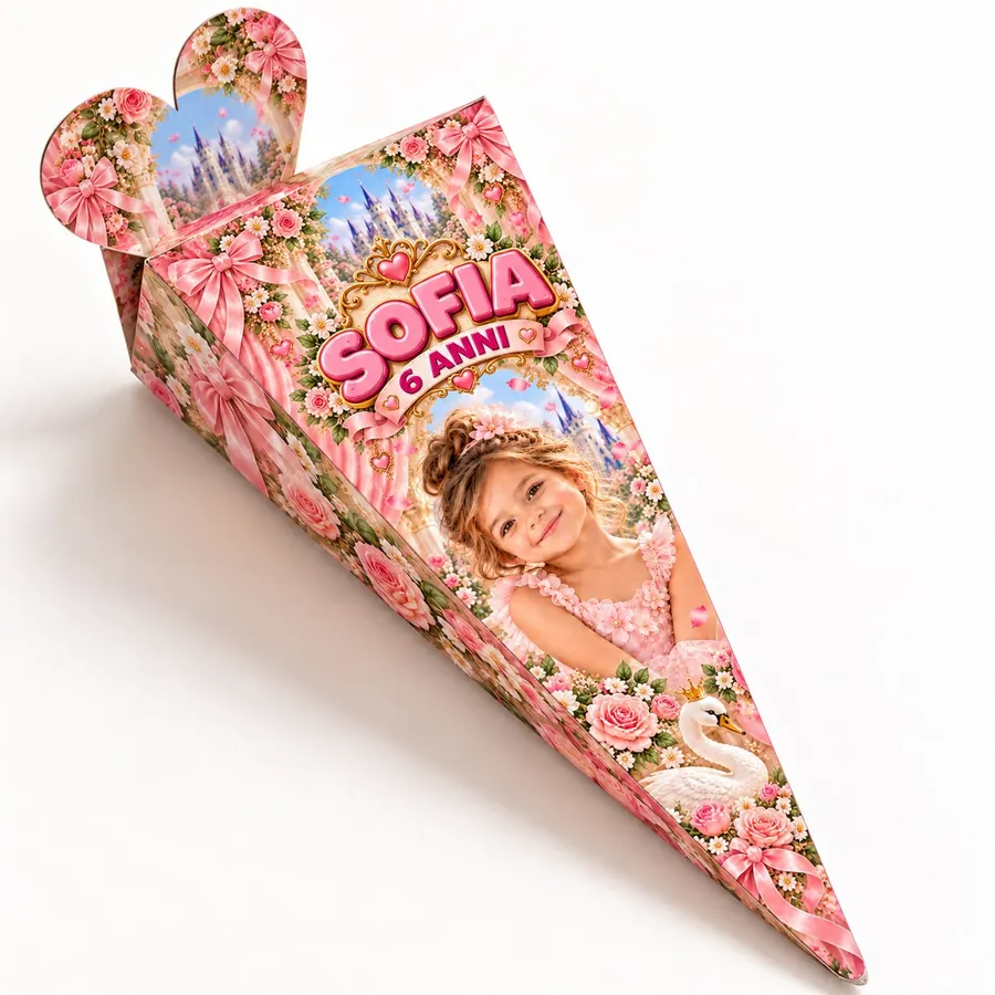 Cono portaconfetti tema Ballerina