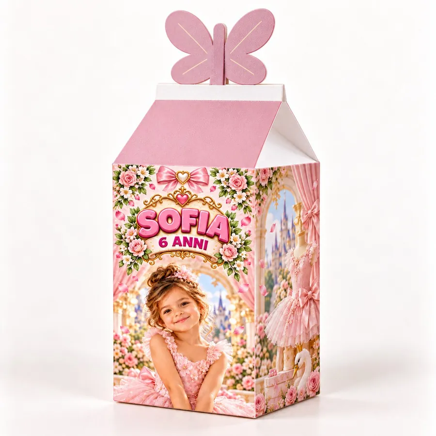 Scatolina farfalla tema Ballerina