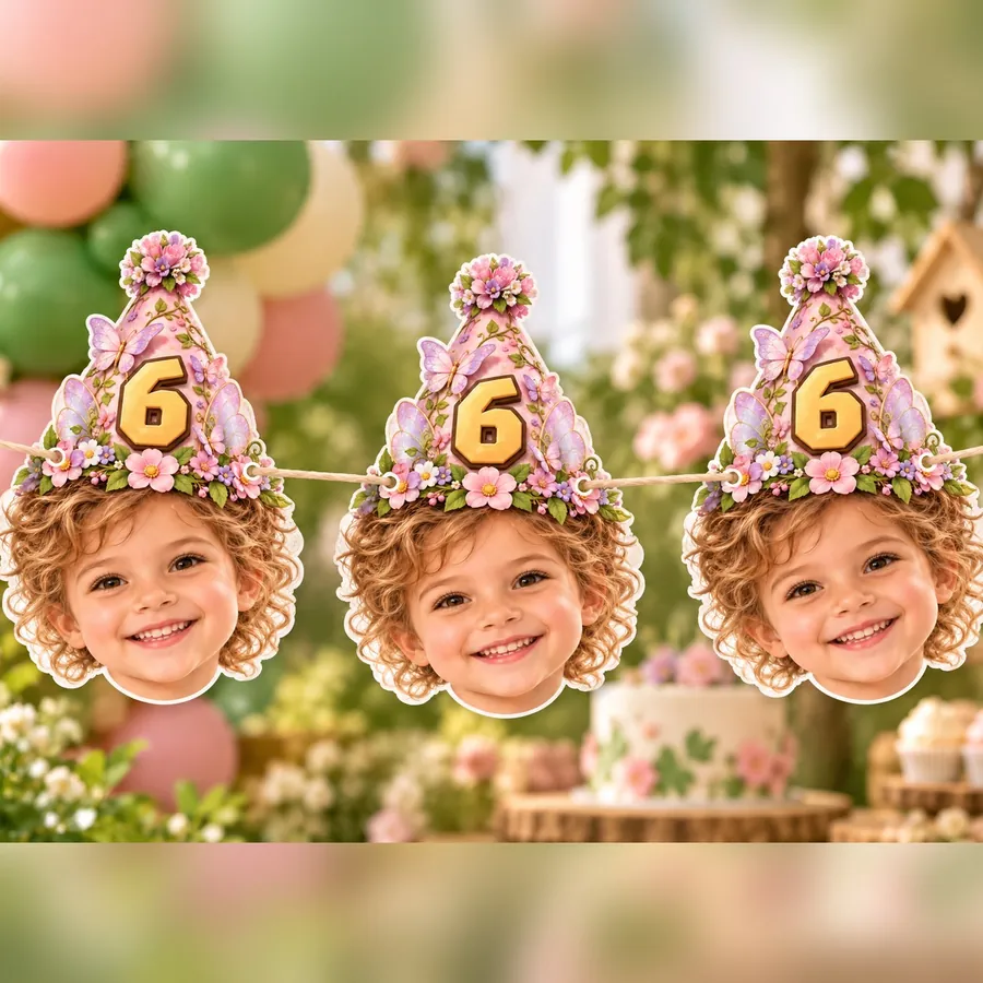 Festone con Bandierine personalizzato con foto
