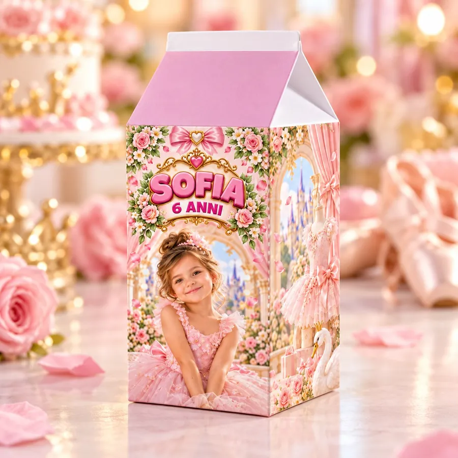 Scatolina milk tema Ballerina
