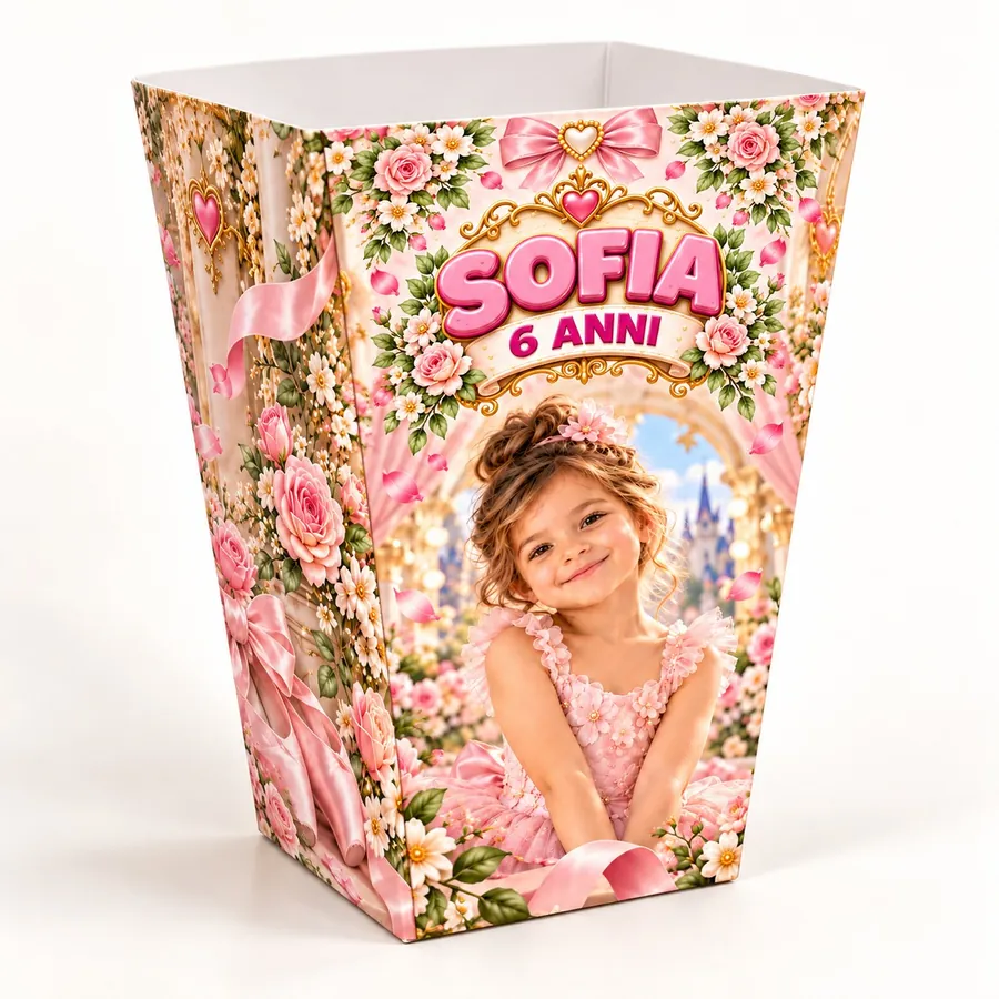 Scatolina popcorn tema Ballerina