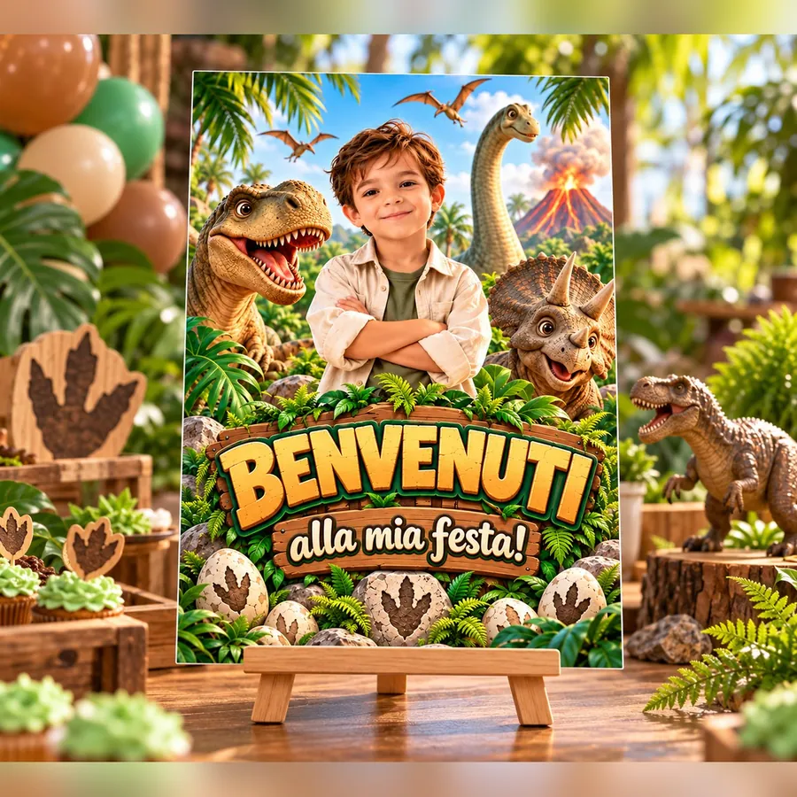 Poster tema Dino Park