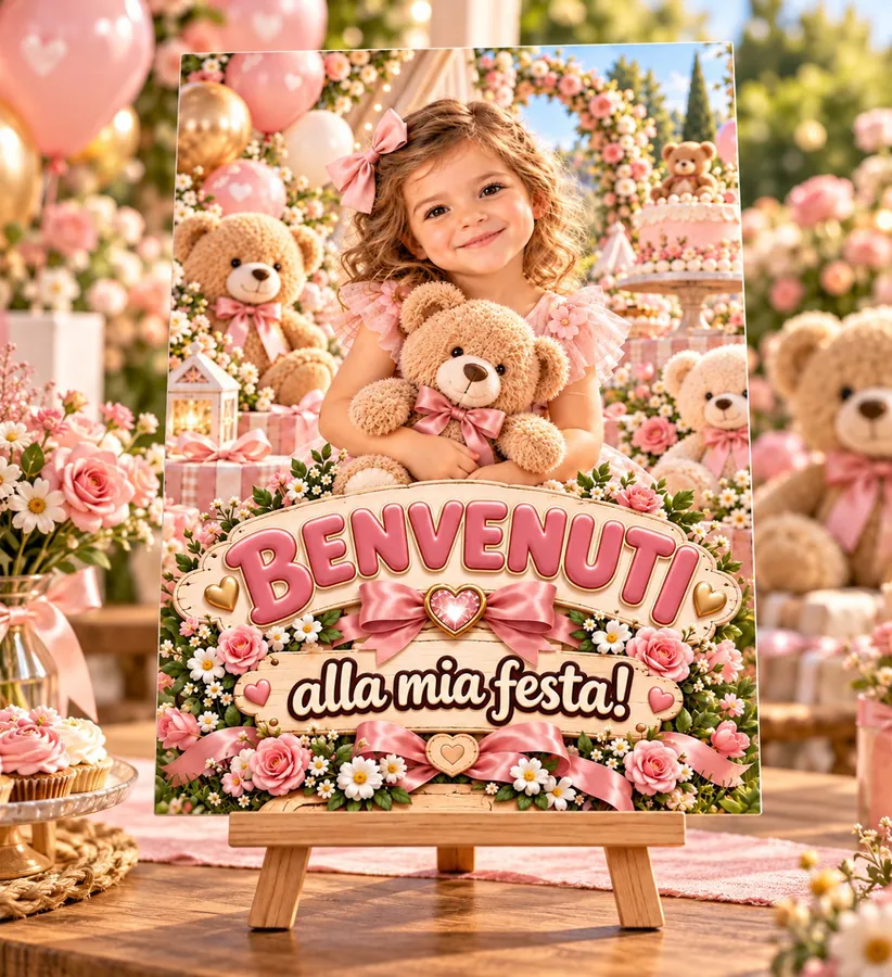 Poster tema Orsetto dolce