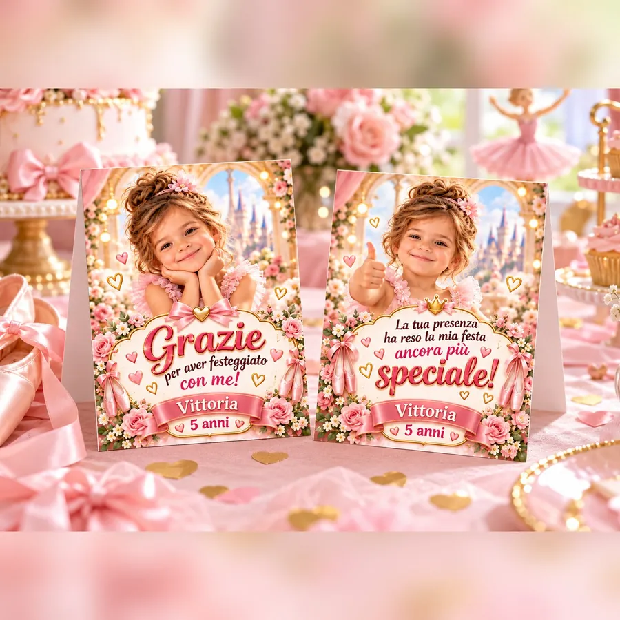 Ringraziamento tema Ballerina