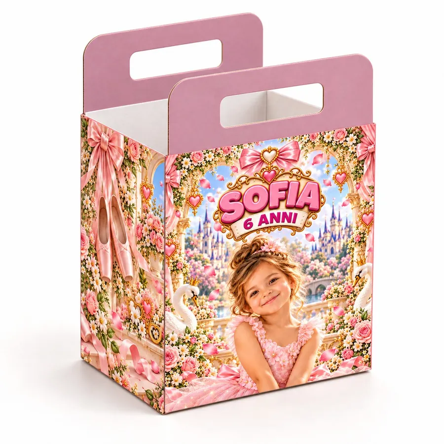 Scatolina manici tema Ballerina