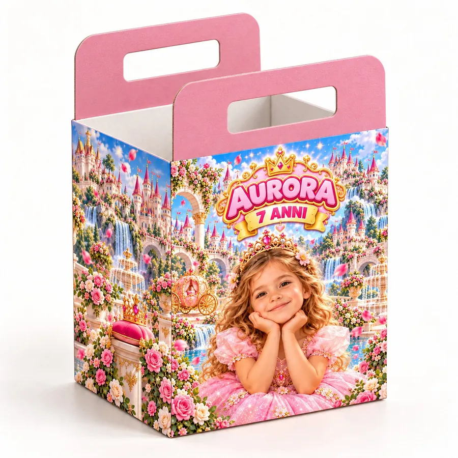 Scatolina manici tema Principessa