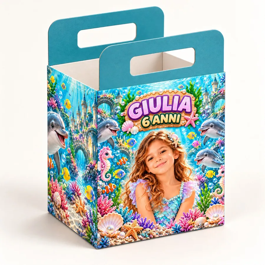 Scatolina manici tema Sirena