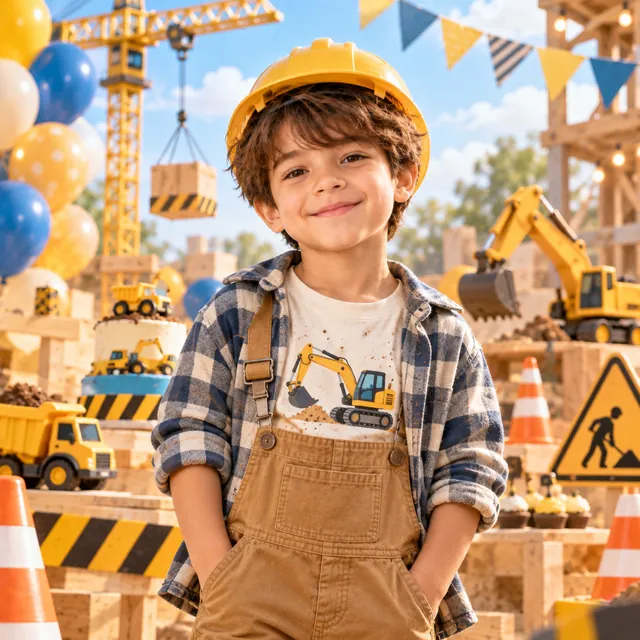 Festa a tema Cantiere
