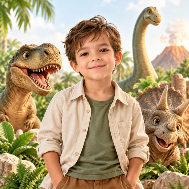 Festa a tema Dino Park